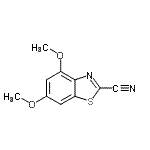 CAS#: 7267-40-5, 4,6-Dimethoxy-1,3-benzothiazole-2-carbonitrile