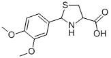 CAS 登录号：72678-92-3， 2-(3,4-二甲氧基苯基)-1,3-噻唑烷-4-羧酸
