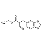 CAS 登录号：72716-70-2， 乙基3-(1,3-苯并二氧戊环-5-基)-2-甲酰基丙酸酯