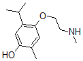 CAS#: 72732-50-4, 2-Methyl-4-(2-methylaminoethoxy)-5-propan-2-yl-phenol