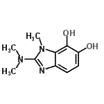 CAS#: 727349-26-0, 2-(Dimethylamino)-1-methyl-1H-benzimidazole-6,7-diol