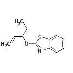 CAS#: 72737-52-1, 2-(1-Penten-3-yloxy)-1,3-benzothiazole