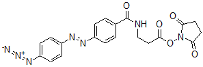 CAS#: 72755-63-6, 3-[[4-(4-Azidophenyl)azobenzoyl]amino]propionic acid succinimido ester