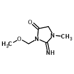 CAS 登录号：727647-67-8， 2-亚氨基-3-(甲氧基甲基)-1-甲基-4-咪唑烷酮