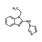 CAS#: 727687-85-6, 1-Ethyl-N-(4H-1,2,4-triazol-4-yl)-1H-benzimidazol-2-amine