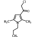 CAS#: 727705-98-8, 2-Chloro-1-(2,5-dimethyl-1-propyl-1H-pyrrol-3-yl)ethanone