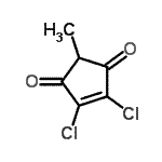 CAS#: 727723-40-2, 4,5-Dichloro-2-methyl-4-cyclopentene-1,3-dione