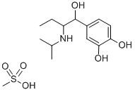 CAS#: 7279-75-6, 4-[1-Hydroxy-2-([1-Methylethyl]Amino)Butyl]-1,2-Benzenediol Methanesulfonate