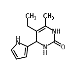 CAS#: 728004-24-8, 5-Ethyl-6-methyl-4-(1H-pyrrol-2-yl)-3,4-dihydro-2(1H)-pyrimidinone