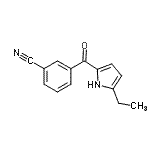 CAS#: 728010-37-5, 3-[(5-Ethyl-1H-pyrrol-2-yl)carbonyl]benzonitrile