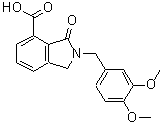 CAS#: 728024-39-3, 2-(3,4-Dimethoxybenzyl)-3-oxo-4-isoindolinecarboxylic acid