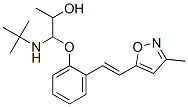 CAS#: 72825-08-2, 1-(Tert-Butylamino)-3-[2-[(E)-2-(3-Methyl-1,2-Oxazol-5-Yl)Ethenyl]Phenoxy]Propan-2-Ol
