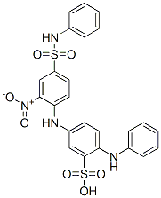 CAS#: 72829-29-9, 5-[[2-Nitro-4-(Phenylsulfamoyl)Phenyl]Amino]-2-(Phenylamino)Benzenesulfonic Acid