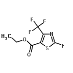 CAS 登录号：72850-80-7， 乙基2-氟-4-(三氟甲基)-1,3-噻唑-5-羧酸酯
