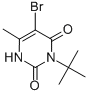 CAS#: 7286-76-2, 5-Bromo-3-tert-butyl-6-methyl-1H-pyrimidine-2,4-dione