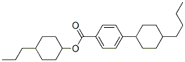 CAS 登录号：72928-31-5， (4-丙基环己基)4-(4-丁基环己基)苯甲酸酯