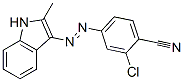 CAS#: 72953-48-1, 2-Chloro-4-[(2Z)-2-(2-Methylindol-3-Ylidene)Hydrazinyl]Benzonitrile