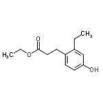 CAS#: 729590-46-9, Ethyl 3-(2-ethyl-4-hydroxyphenyl)propanoate