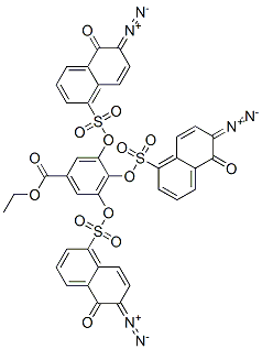 CAS#: 73003-81-3, Ethyl 3,4,5-Tris[[(6-Diazo-5,6-Dihydro-5-Oxo-1-Naphthyl)Sulphonyl]Oxy]Benzoate