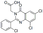 CAS 登录号:73013-14-6, 6,8-二氯-2-(2-氯苯基)-4-氧代喹唑啉-3(4H)-乙酸