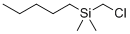 CAS 登录号：73013-39-5， (氯甲基)二甲基-戊基硅烷
