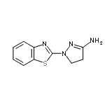 CAS#: 73031-62-6, 1-(1,3-Benzothiazol-2-yl)-4,5-dihydro-1H-pyrazol-3-amine