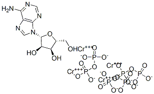 CAS#: 73037-58-8, [[5-(6-Aminopurin-9-Yl)-3,4-Dihydroxyoxolan-2-Yl]Methoxy-Oxidophosphoryl] Phosphate; Chromium(+3) Cation; Tetrahydrate