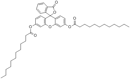 CAS#: 7308-90-9, Dodecanoicacid 1,1'-(3-Oxospiro[Isobenzofuran-1(3H),9'-[9H]Xanthene]-3',6'-Diyl) Ester