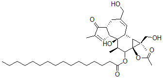 CAS#: 73089-77-7, 12-O-Hexadecanoyl-4-Deoxy-4alpha-16-Hydroxyphorbol-13-Acetate