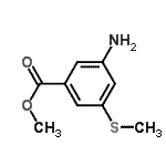 CAS#: 730937-38-9, Methyl 3-amino-5-(methylsulfanyl)benzoate