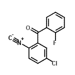 CAS#: 730964-91-7, (5-Chloro-2-isocyanophenyl)(2-fluorophenyl)methanone