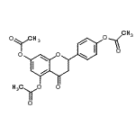 CAS#: 73111-01-0, 2-(4-Acetoxyphenyl)-4-oxo-3,4-dihydro-2H-chromene-5,7-diyl diacetate