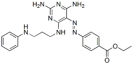 CAS#: 7313-47-5, 4-[[2,4-Diamino-6-[(3-Anilinopropyl)Amino]Pyrimidin-5-Yl]Azo]Benzoic Acid Ethyl Ester