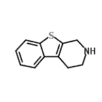 CAS#: 73161-19-0, 1,2,3,4-Tetrahydro[1]benzothieno[2,3-c]pyridine