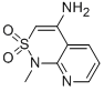 CAS#: 73161-38-3, 1-Methyl-2,2-dioxo-1,2-dihydro-6-pyrido[2,3-c][1,2]thiazin-4-ylamine