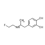 CAS#: 731746-28-4, 4-{2-[(2-Fluoroethyl)amino]propyl}-1,2-benzenediol