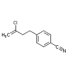 CAS#: 731772-75-1, 4-(3-Chloro-3-buten-1-yl)benzonitrile