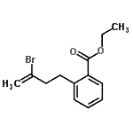 CAS#: 731772-81-9, Ethyl 2-(3-bromo-3-buten-1-yl)benzoate