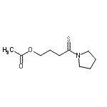 CAS#: 73199-66-3, 4-(1-Pyrrolidinyl)-4-thioxobutyl acetate