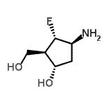 CAS#: 732217-88-8, (1S,2R,3S,4S)-4-Amino-3-fluoro-2-(hydroxymethyl)cyclopentanol