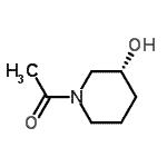 CAS 登录号：732245-90-8， 1-[(3R)-3-羟基-1-哌啶基]乙酮
