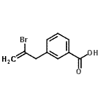 CAS#: 732249-24-0, 3-(2-Bromo-2-propen-1-yl)benzoic acid