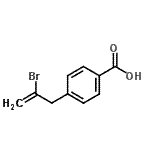 CAS#: 732249-63-7, 4-(2-Bromo-2-propen-1-yl)benzoic acid