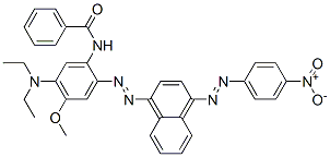 CAS#: 73263-35-1, N-[5-(Diethylamino)-4-Methoxy-2-[[4-[(4-Nitrophenyl)Azo]-1-Naphthalenyl]Azo]Phenyl]Benzamide