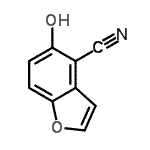 CAS#: 73277-37-9, 5-Hydroxy-1-benzofuran-4-carbonitrile