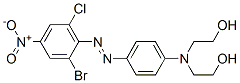 CAS#: 73287-62-4, N-[4-(2-Bromo-6-Chloro-4-Nitrophenyl)Diazenylphenyl]-2-[2-[4-(2-Bromo-6-Chloro-4-Nitrophenyl)Diazenylphenyl]Iminoethoxy]Ethanimine