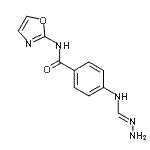 CAS#: 733045-69-7, 4-{[(E)-Hydrazonomethyl]amino}-N-(1,3-oxazol-2-yl)benzamide