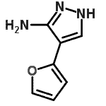 CAS#: 733055-39-5, 4-(2-Furyl)-1H-pyrazol-3-amine