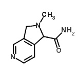 CAS#: 73335-55-4, 2-Methyl-2,3-dihydro-1H-pyrrolo[3,4-c]pyridine-1-carboxamide