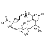 CAS#: 73341-73-8, (4E,6Z,10Z)-20,22-Dihydroxy-13,14,17-trimethoxy-4,8,10,12,16-pentamethyl-3-oxo-2-azabicyclo[16.3.1]docosa-1(22),4,6,10,18,20-hexaen-9-yl carbamate